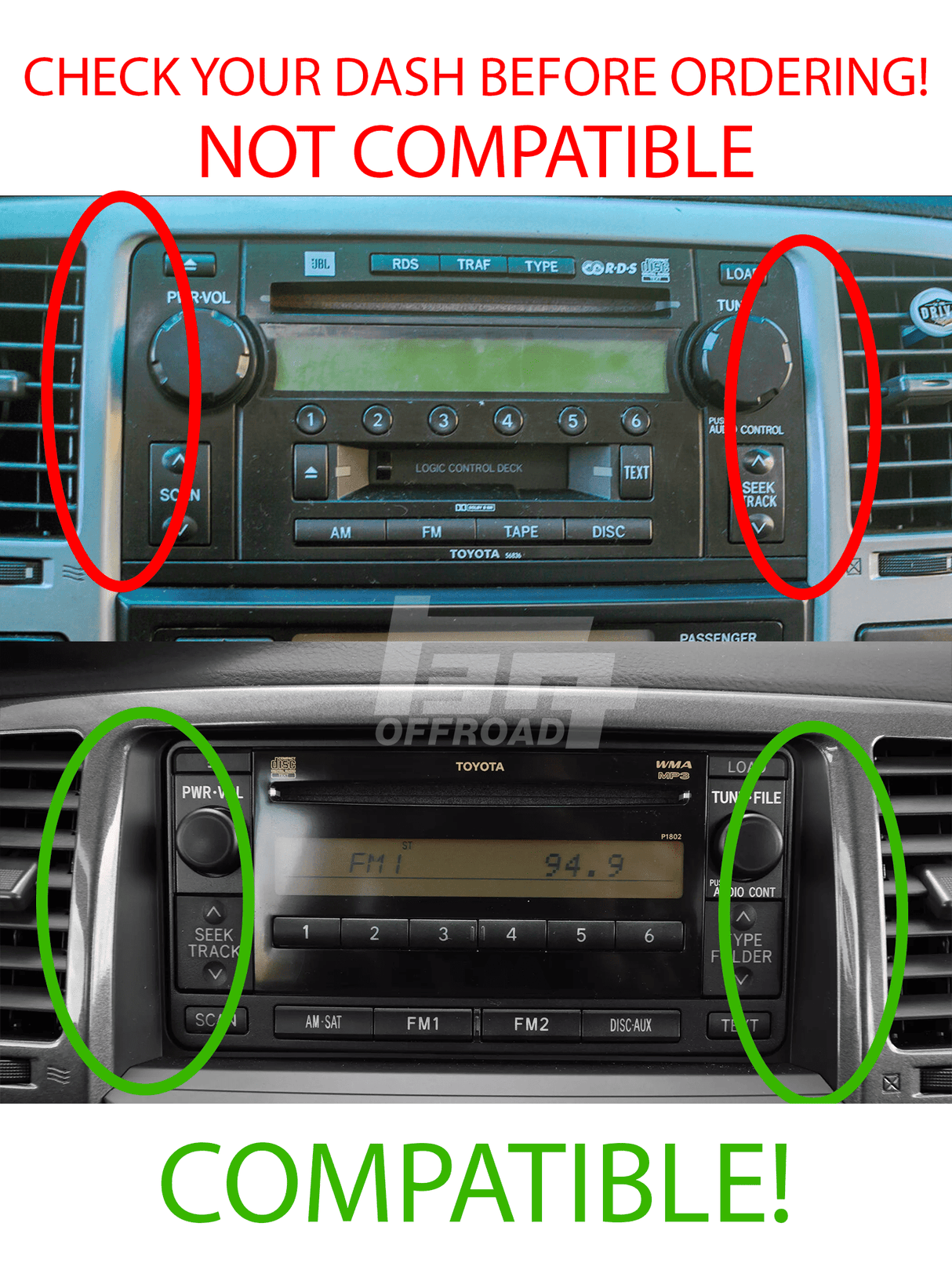 4th Gen 4Runner (03 - 09) Center Console Modular Accessory Dash Mount (MAM) - Xtrusion Overland