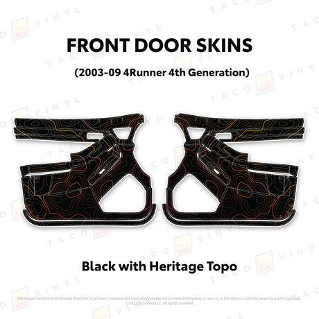 2003-2009 4Runner Door Skins