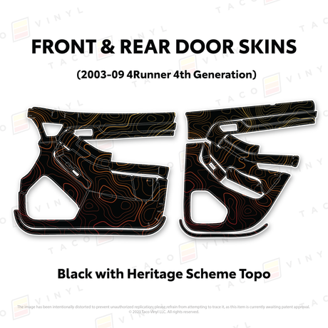 2003-2009 4Runner Door Skins