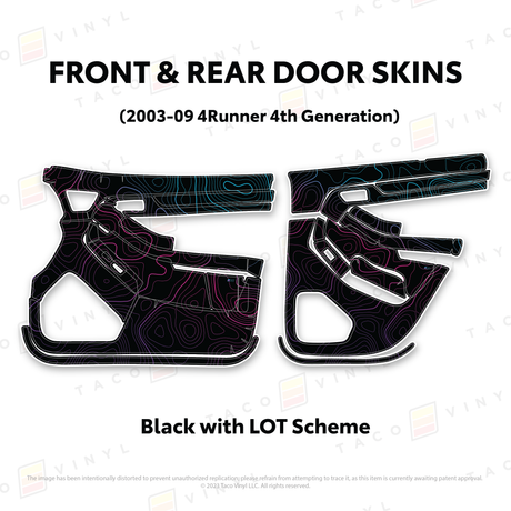 2003-2009 4Runner Door Skins