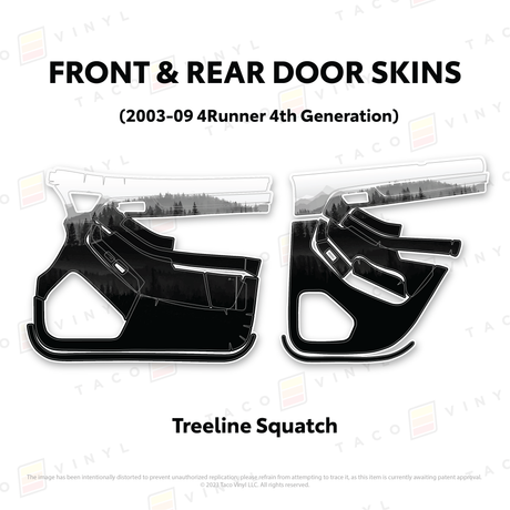 2003-2009 4Runner Door Skins