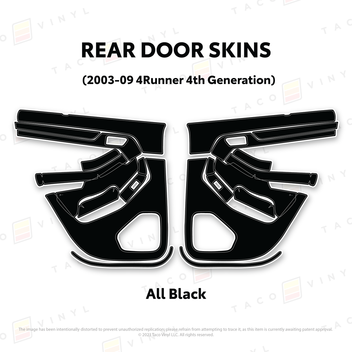 2003-2009 4Runner Door Skins