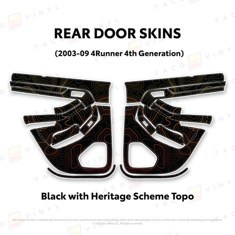 2003-2009 4Runner Door Skins