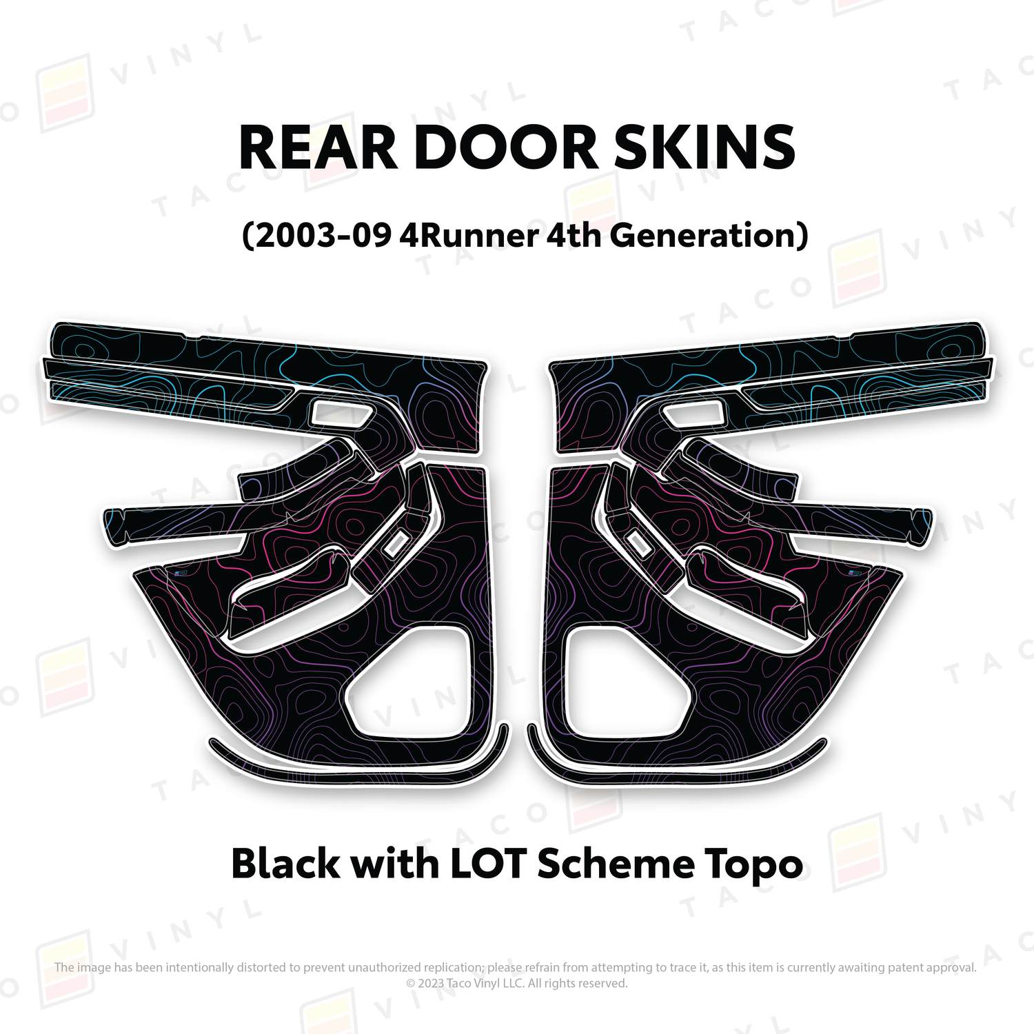 2003-2009 4Runner Door Skins
