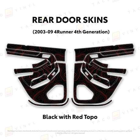 2003-2009 4Runner Door Skins