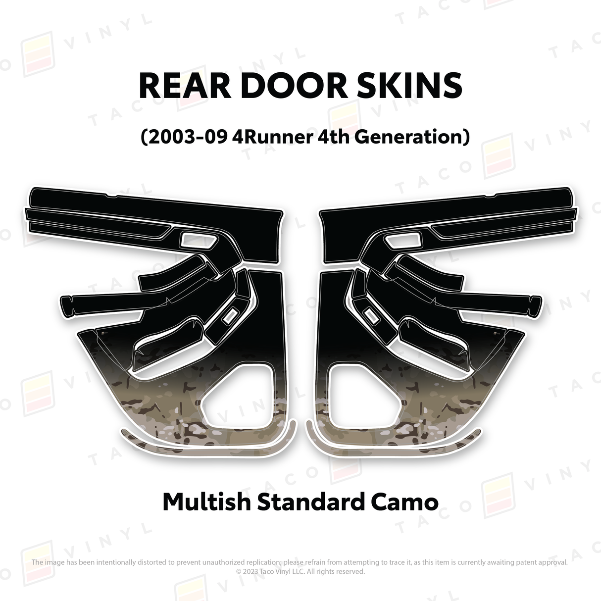 2003-2009 4Runner Door Skins
