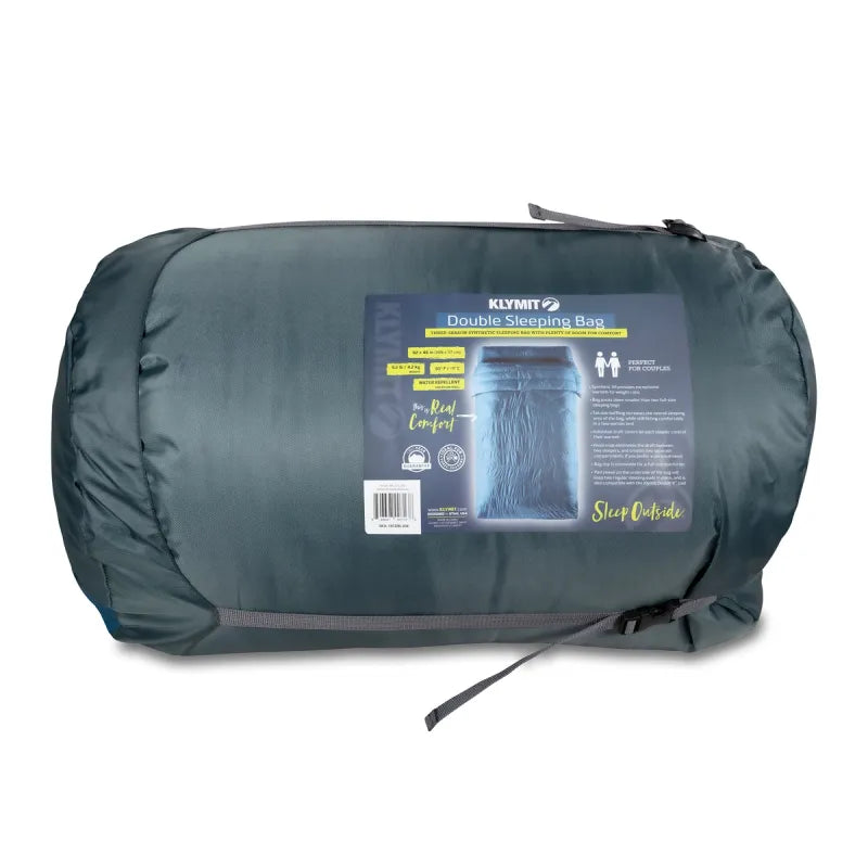 Klymit 30 Degree Two Person Full-Synthetic Sleeping Bag