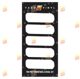 2014-2021 Tundra Grille Decals