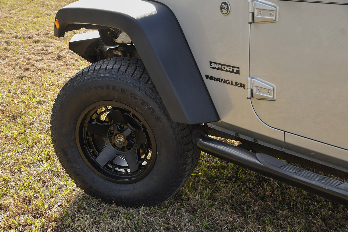Overland Sector Atlas 17x9 -12 5x114.3/5x127mm 71.5mm Satin Black