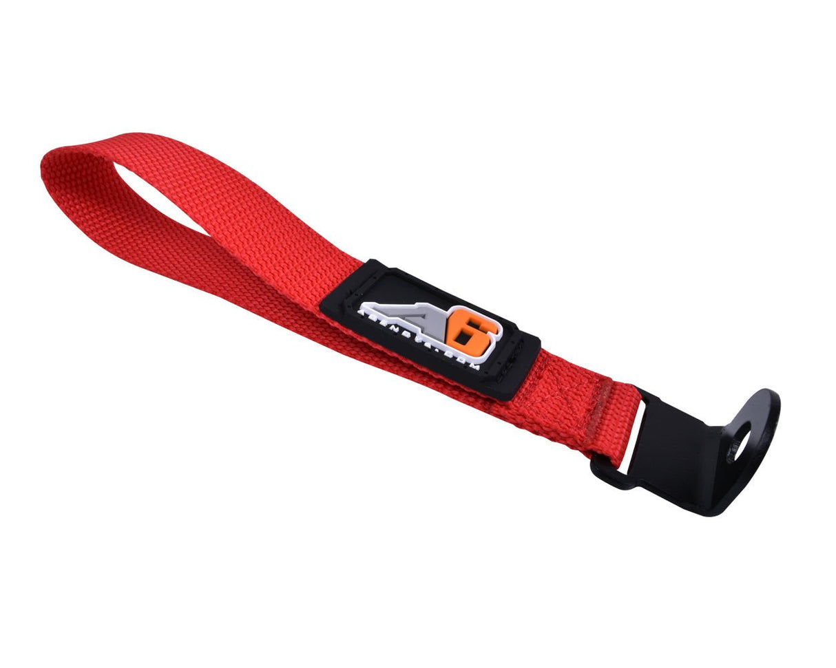 (5TH GEN) Toyota 4Runner Rear Lift Gate Hatch Pull Assist Strap (RED) - Xtrusion Overland