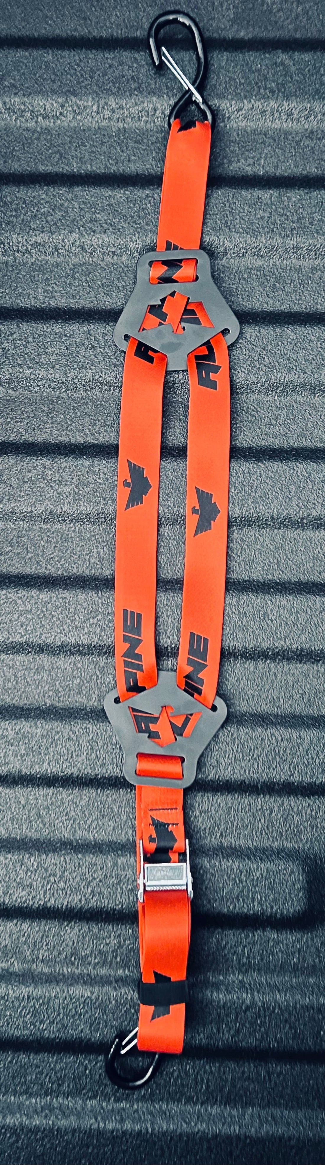 Dual Y Fuel Jug Strap-Orange