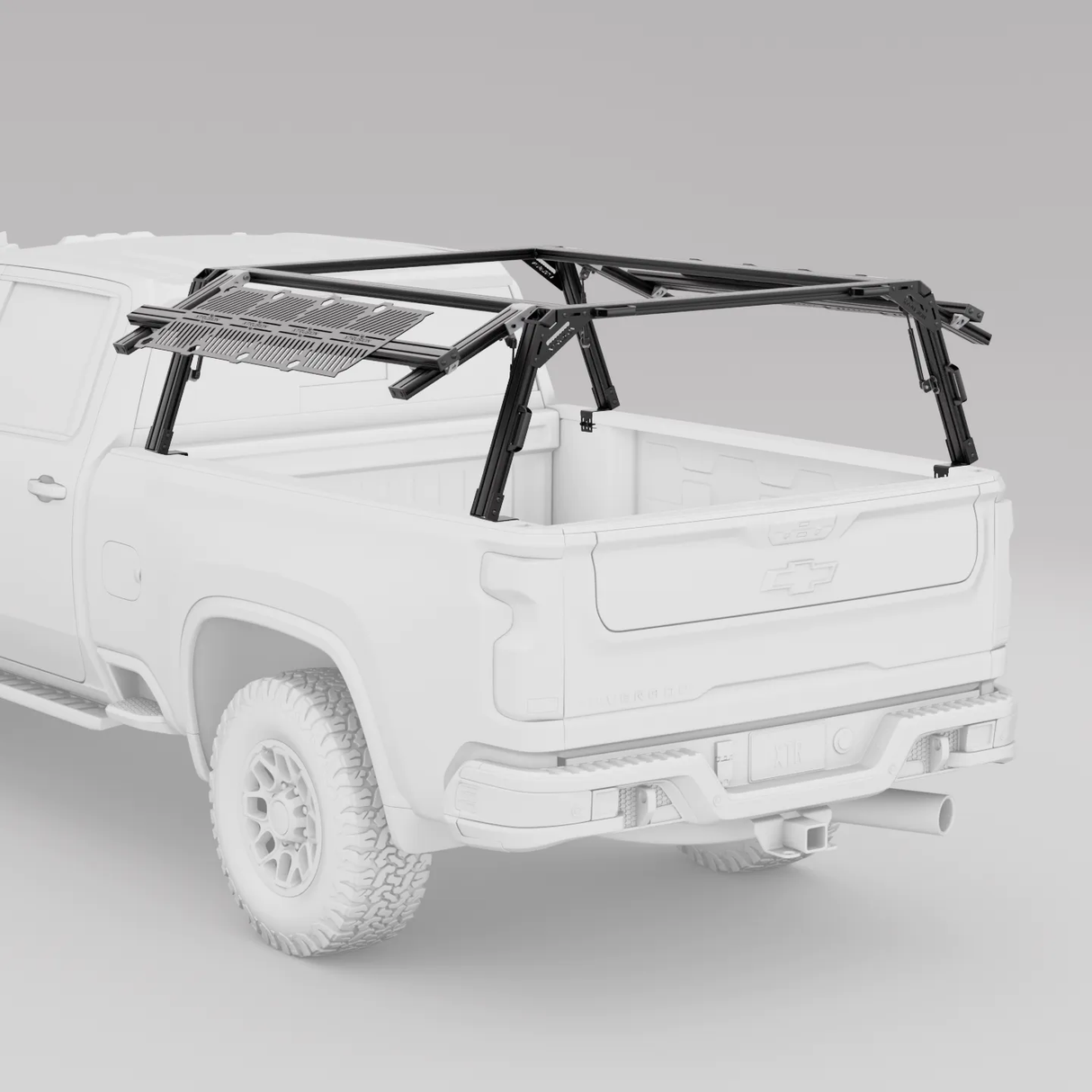 XTR1 Bed Rack for Chevrolet Silverado & GMC Sierra 2500HD / 3500HD – View 9 | Xtrusion Overland