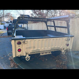XTR3 Bed Rack for M1101 Style Military Trailer – View 3 | Xtrusion Overland