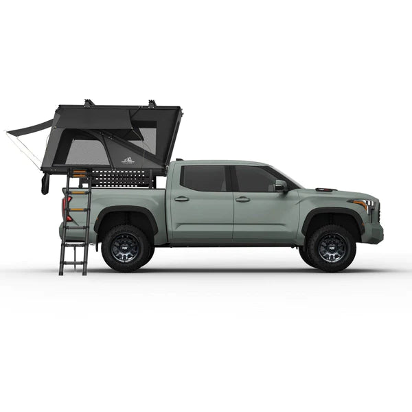 ALPINE 61 HARDSHELL ROOFTOP TENT, ALUMINUM, 2-3 PERSON, BLACK, SOLD BY TUFF STUFF OVERLAND