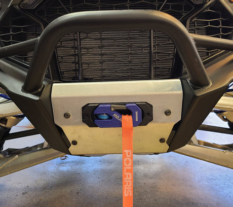 MOJAB UTV/SXS Aluminum Recessed Winch Shackle with Fairlead Kit