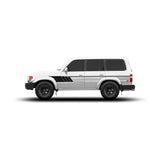 80 Series Land Cruiser Checkered Stripe Kit - Xtrusion Overland