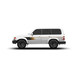 80 Series Land Cruiser Checkered Stripe Kit - Xtrusion Overland