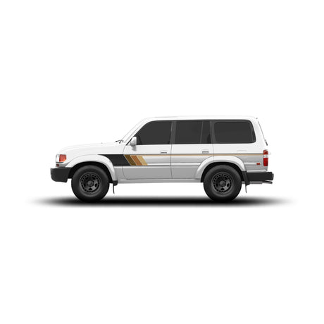 80 Series Land Cruiser Checkered Stripe Kit - Xtrusion Overland