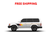80 Series Land Cruiser Checkered Stripe Kit - Xtrusion Overland
