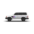 80 Series Land Cruiser Checkered Stripe Kit - Xtrusion Overland