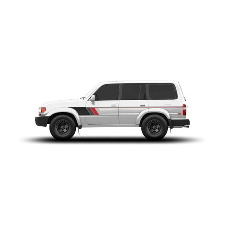 80 Series Land Cruiser Checkered Stripe Kit - Xtrusion Overland