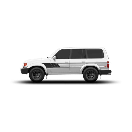 80 Series Land Cruiser Checkered Stripe Kit - Xtrusion Overland