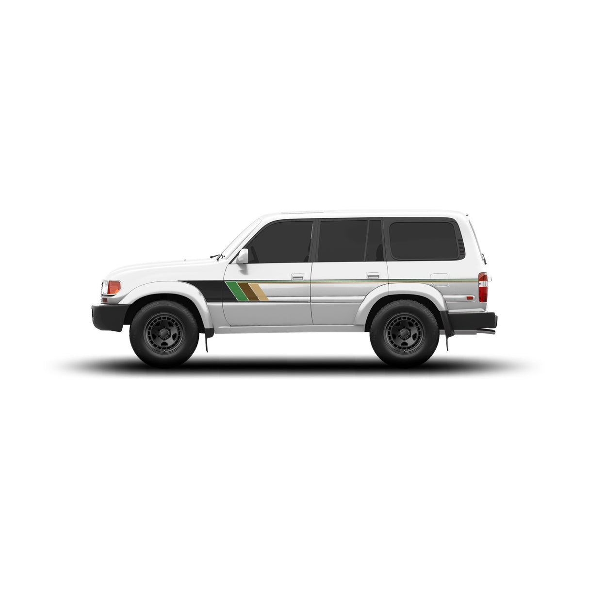 80 Series Land Cruiser Checkered Stripe Kit - Xtrusion Overland
