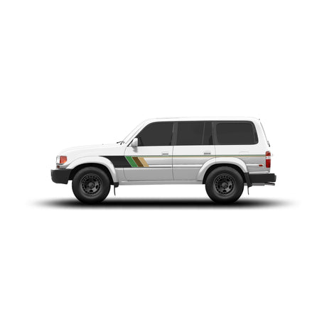 80 Series Land Cruiser Checkered Stripe Kit - Xtrusion Overland