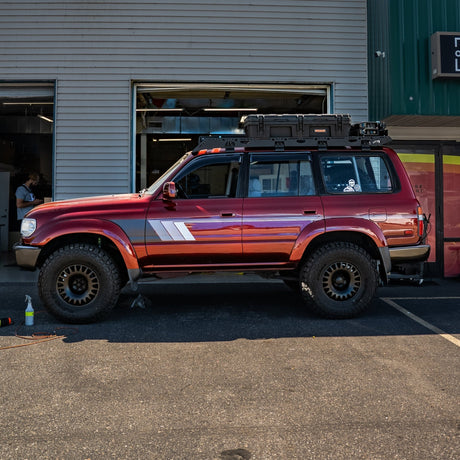 80 Series Land Cruiser Checkered Stripe Kit - Xtrusion Overland