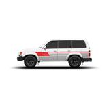80 Series Land Cruiser Checkered Stripe Kit - Xtrusion Overland