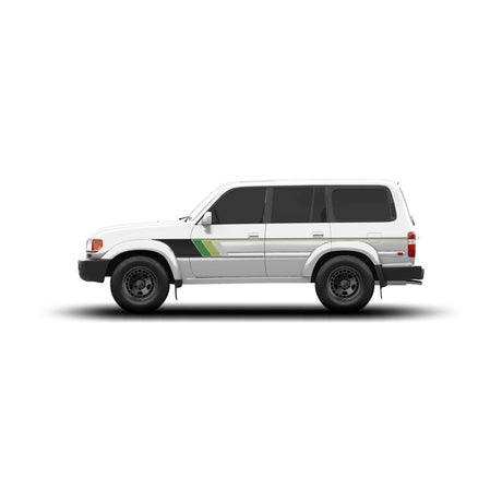 80 Series Land Cruiser Checkered Stripe Kit - Xtrusion Overland
