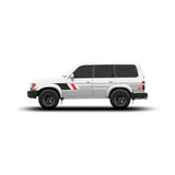 80 Series Land Cruiser Checkered Stripe Kit - Xtrusion Overland