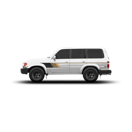 80 Series Land Cruiser Checkered Stripe Kit - Xtrusion Overland