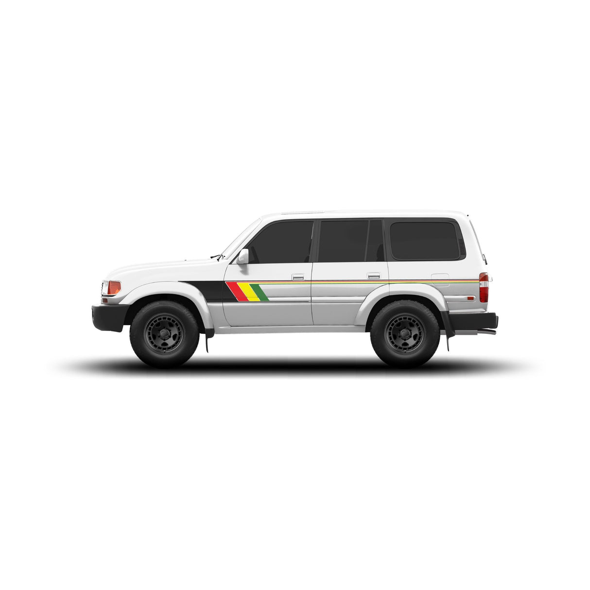 80 Series Land Cruiser Checkered Stripe Kit - Xtrusion Overland