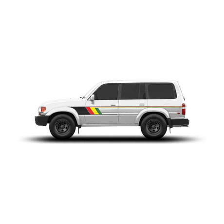 80 Series Land Cruiser Checkered Stripe Kit - Xtrusion Overland