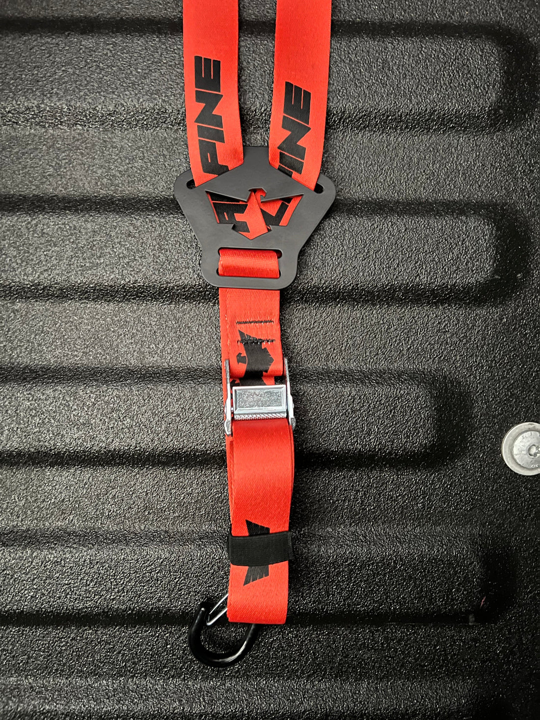 Dual Y Fuel Jug Strap-Orange