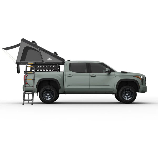 ALPINE 61 HARDSHELL ROOFTOP TENT, ALUMINUM, 2-3 PERSON, BLACK, SOLD BY TUFF STUFF OVERLAND