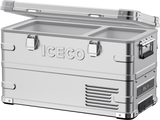 APL35 Dual Zone Aluminum Silver Fridge | ICECO | 35 LT