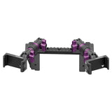 2022 Ford Super Duty (Compatible With 12” Screen ONLY) Tackform Assault Track Picatinny Dash Bracket With Dual 20LITE Phone Mounts