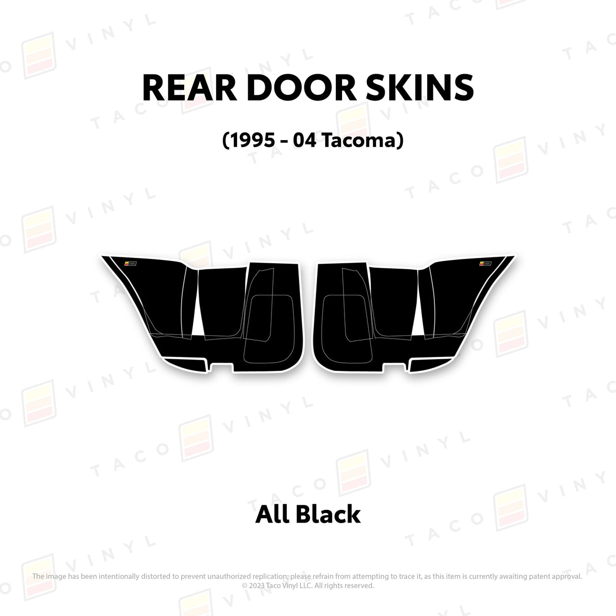 2010-24 4Runner Door Skins (Lower Section)