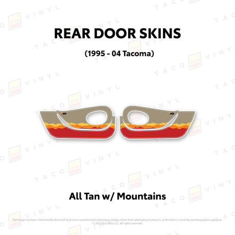 1995-04 Tacoma Door Skins (Lower Section)