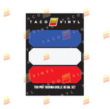 Taco Vinyl Pro Grille Decals