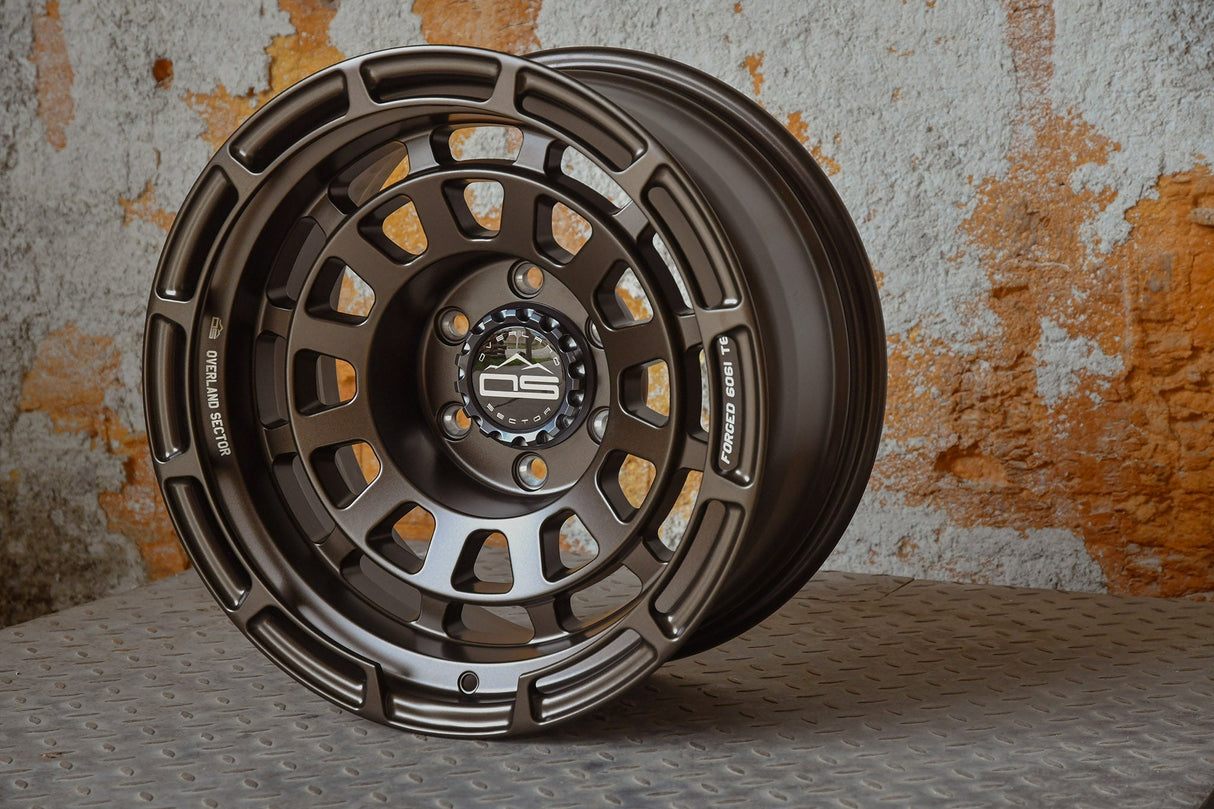 Overland Sector Badlander Forged 17x9 +0 6x135/6x139.7mm 106.1mm All Satin Mocha Bronze