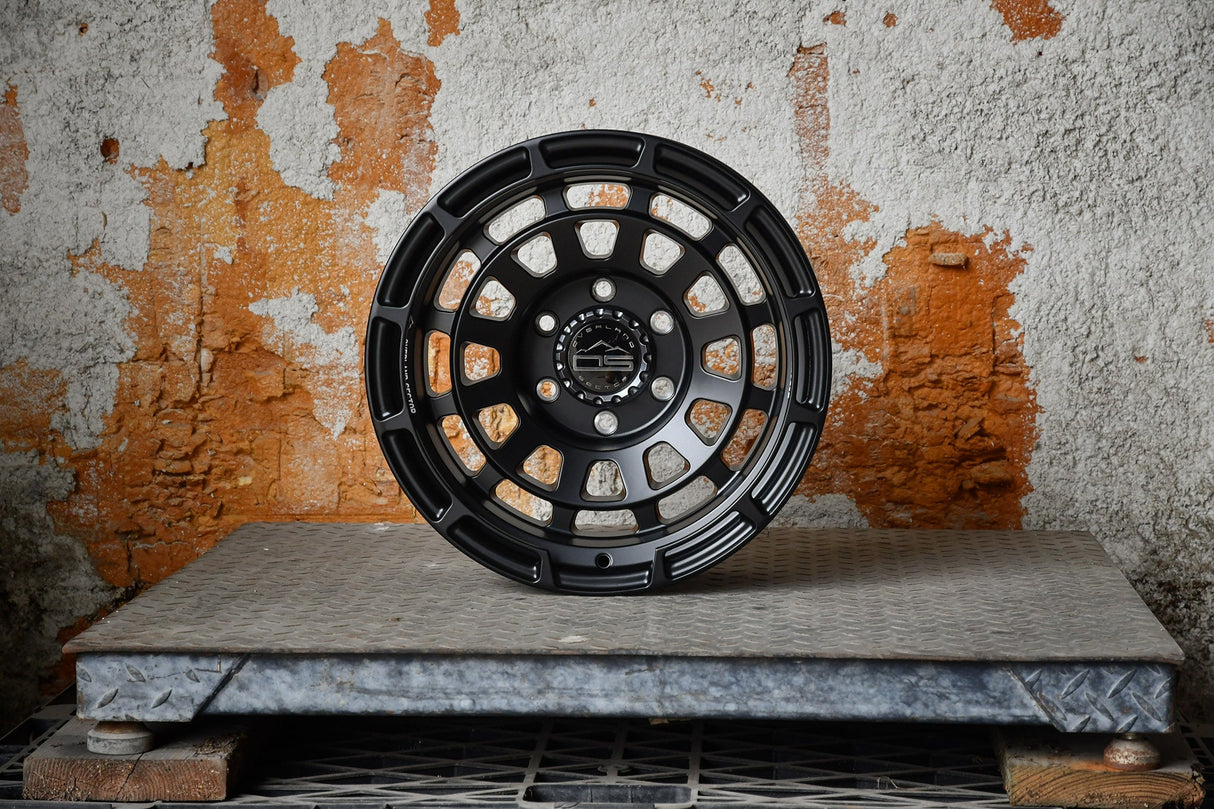 Overland Sector Badlander Forged 17x9 -18 5x127mm 71.5mm All Satin Black