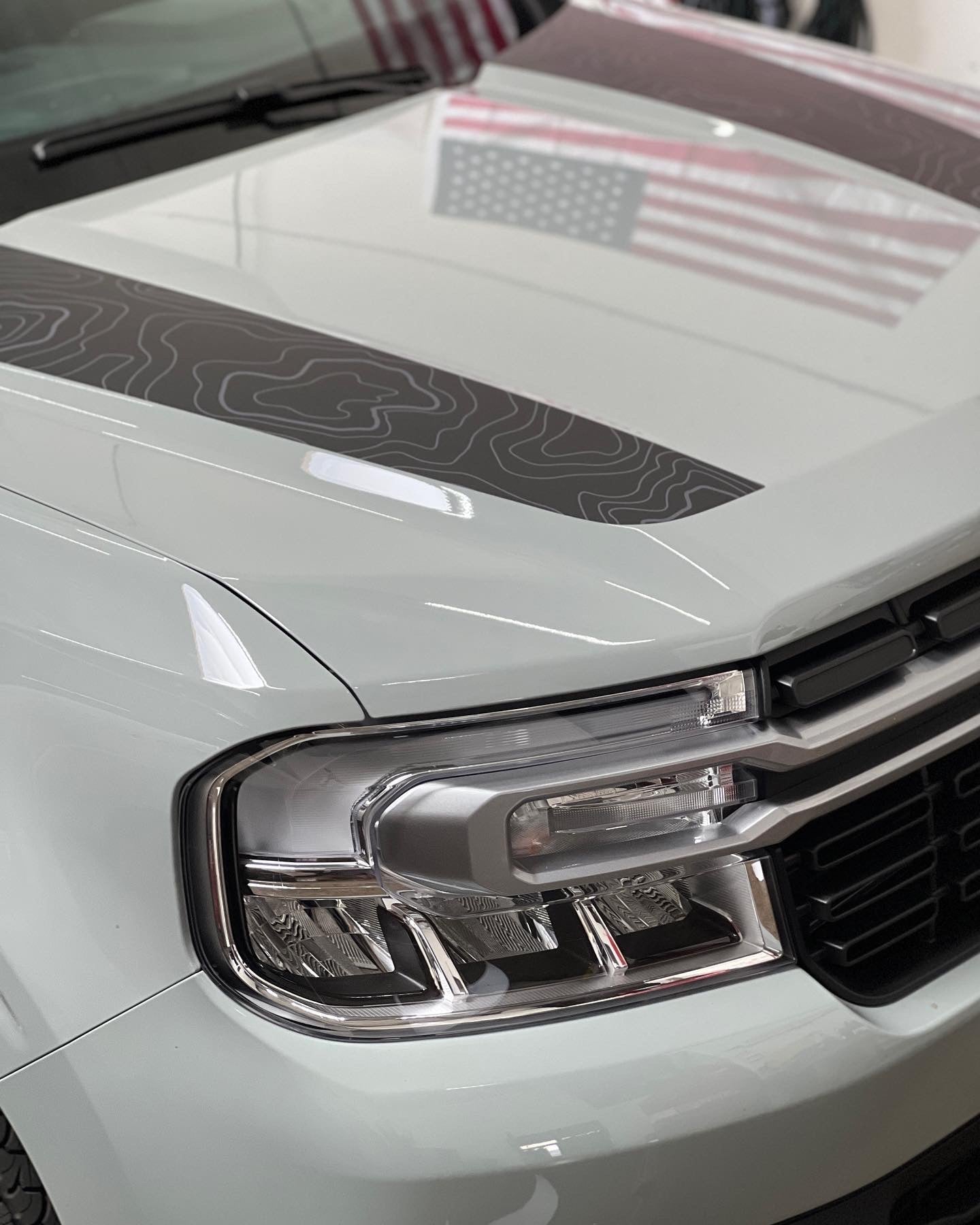 Ford Maverick Hood Stripes