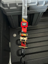 Alpine Strap Keeper-Red (sold in pairs)