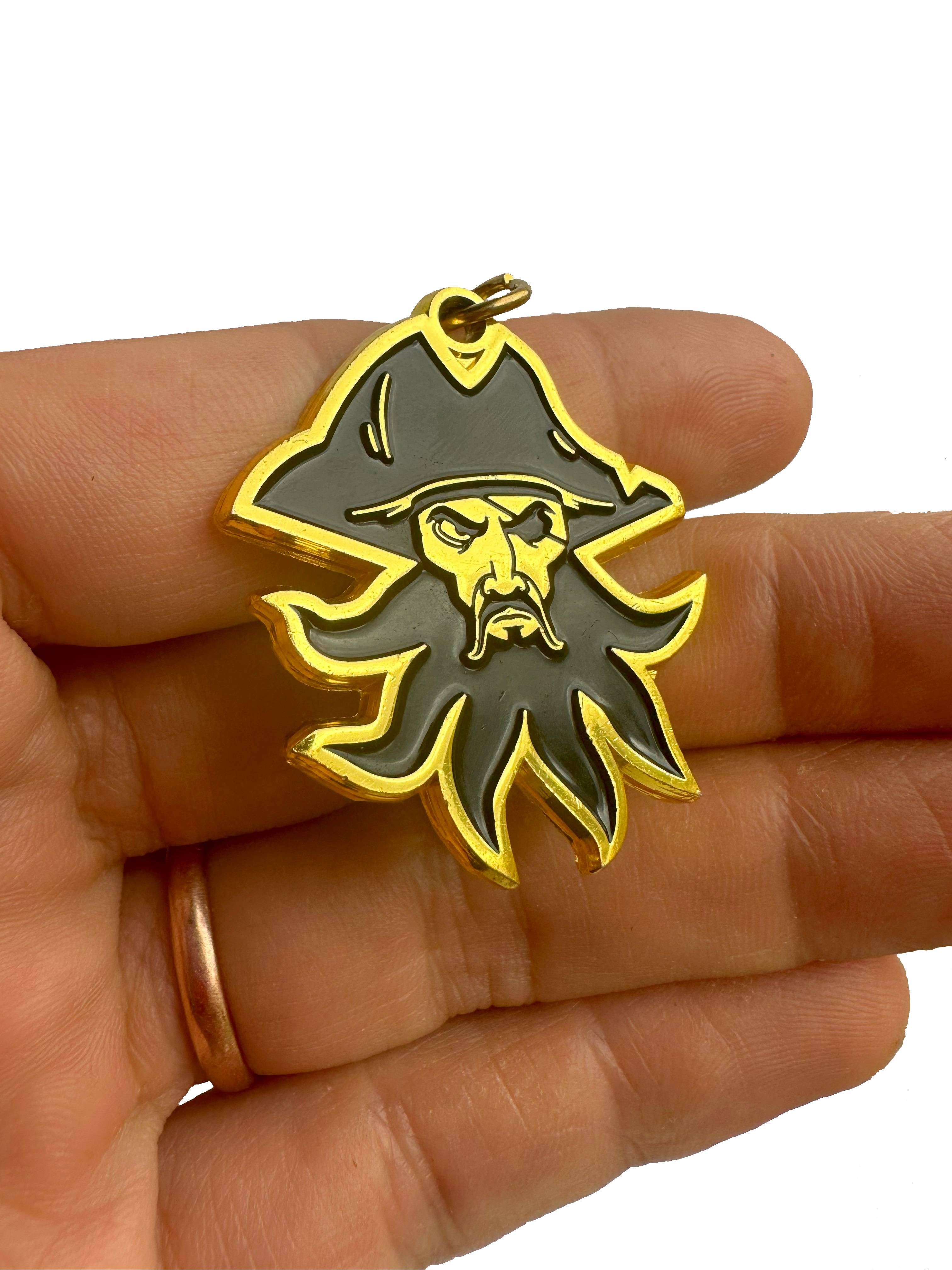 Black Beard Pirate Keychain