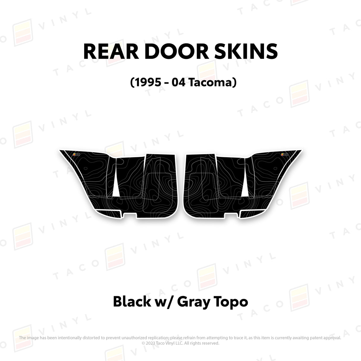 2010-24 4Runner Door Skins (Lower Section)