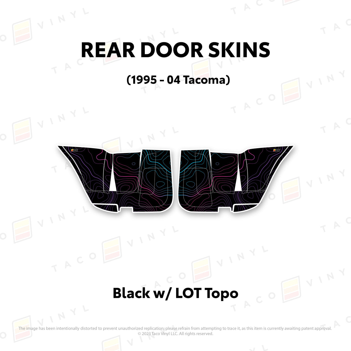 2010-24 4Runner Door Skins (Lower Section)