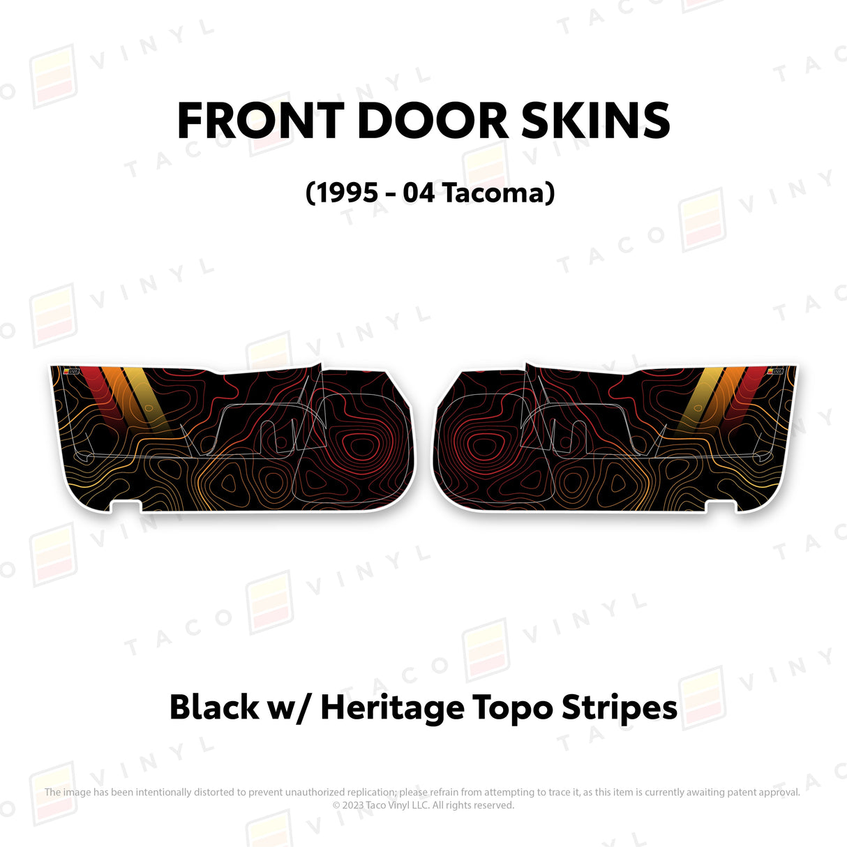2010-24 4Runner Door Skins (Lower Section)